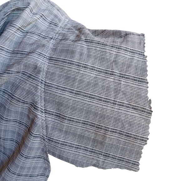 Vintage Mens Large Disco Shirt Checkered Hampshire House Van Heusen 1970's Knit - Picture 6 of 7